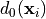 d_0(\mathbf{x}_i)