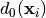 d_0(\mathbf{x}_i)