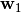 \mathbf{w}_1