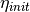 \eta_{init}